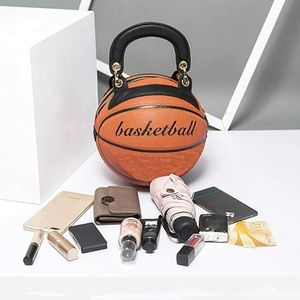 Basketball Shaped Purse Handbag
